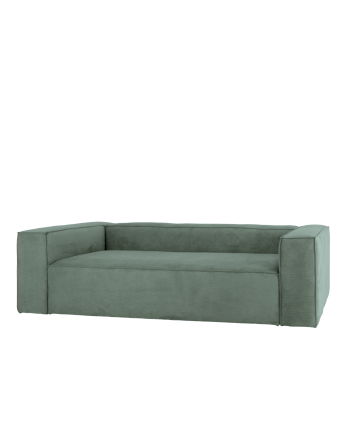 Sofa aus türkisfarbenem Samtstoff, verschiedene Größen