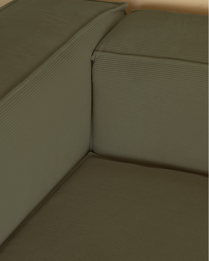 Sofa aus türkisfarbenem Samtstoff, verschiedene Größen