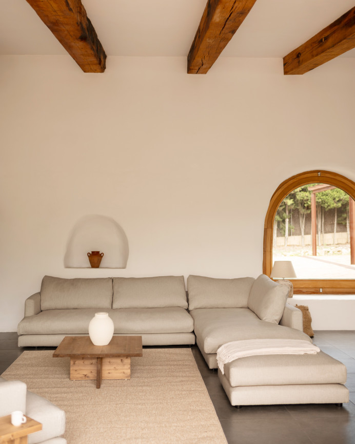 Sofa 4-SITZER MIT RECHTER CHAISELONGUE in verschiedenen Maßen