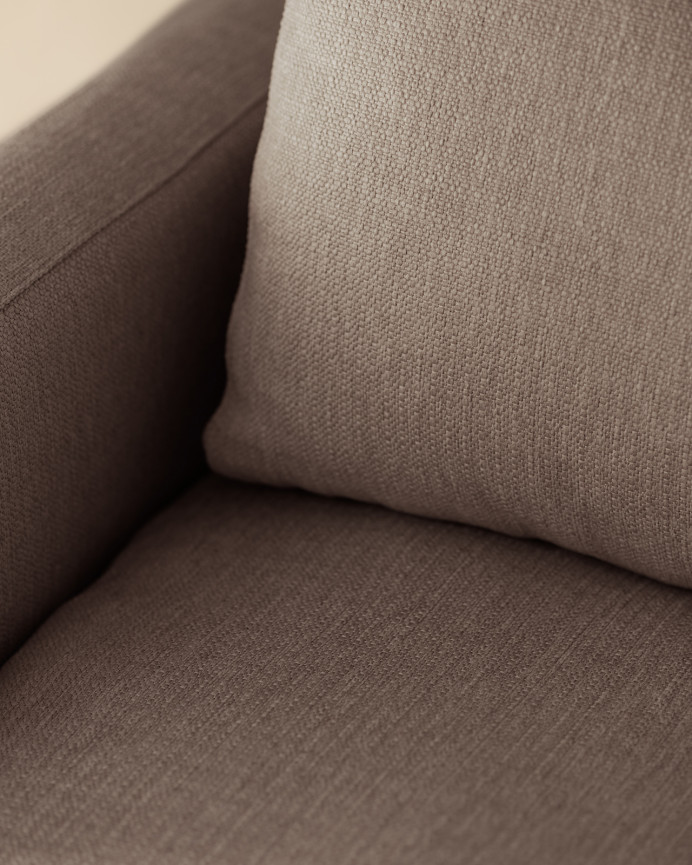 Sofa mit Chaiselongue in dunkelgrau in verschiedenen Größen