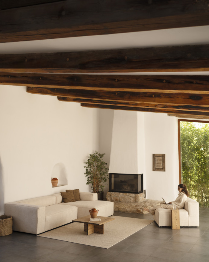 Sofa 4/5-Sitzer mit rechter Chaiselongue in verschiedenen Maßen