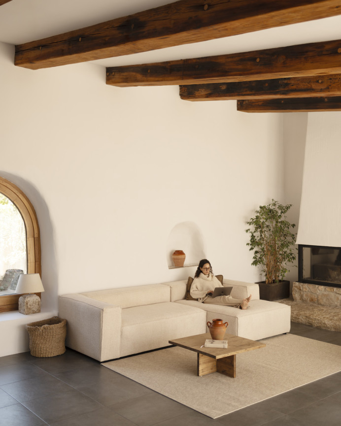 Sofa 4/5-Sitzer mit rechter Chaiselongue in verschiedenen Maßen