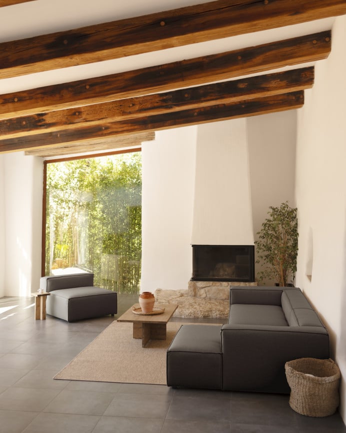 Sofa 4/5-Sitzer mit rechter Chaiselongue in verschiedenen Maßen