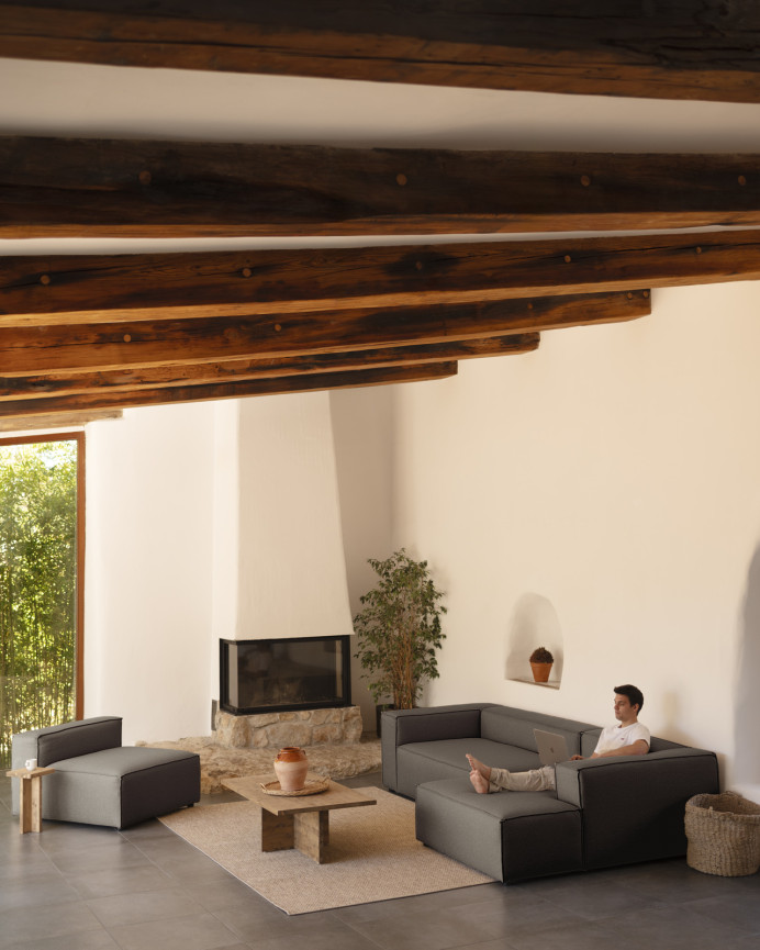 Sofa 4/5-Sitzer mit rechter Chaiselongue in verschiedenen Maßen