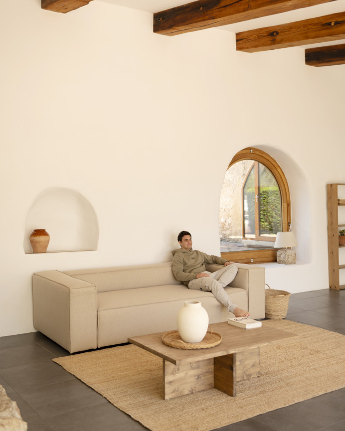 Beige Sofa in verschiedenen Größen