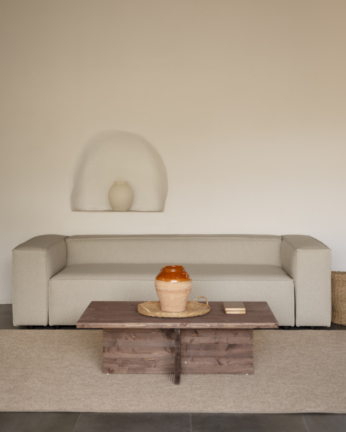 Hellgrauenes Sofa in verschiedenen Größen