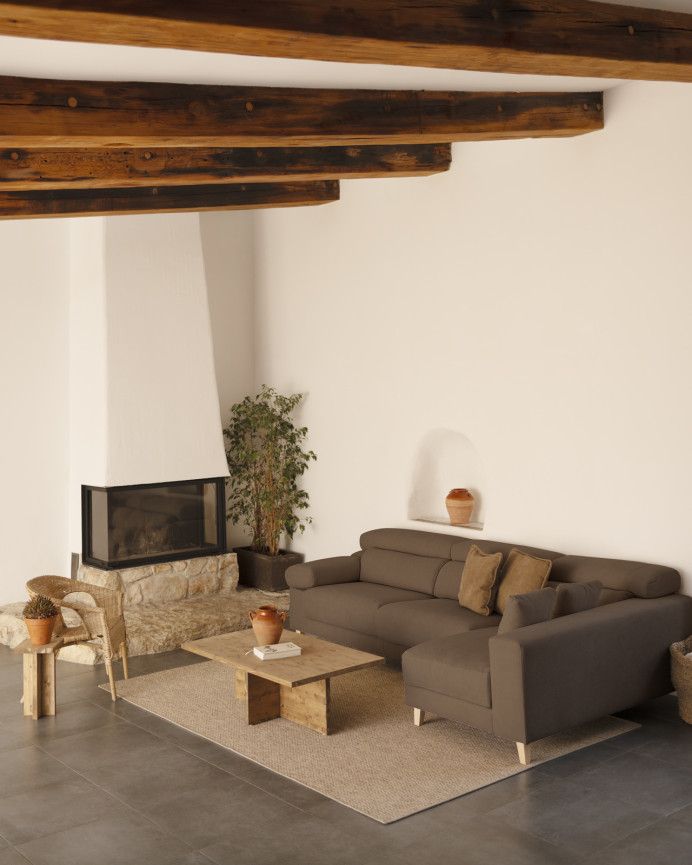 Sofa 4/5-Sitzer mit rechter Chaiselongue in verschiedenen Maßen