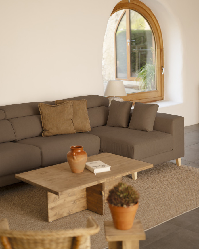 Sofa 4/5-Sitzer mit rechter Chaiselongue in verschiedenen Maßen