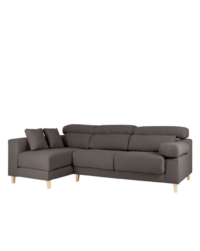 Sofa 4-Sitzer mit linker Chaiselongue in verschiedenen Maßen