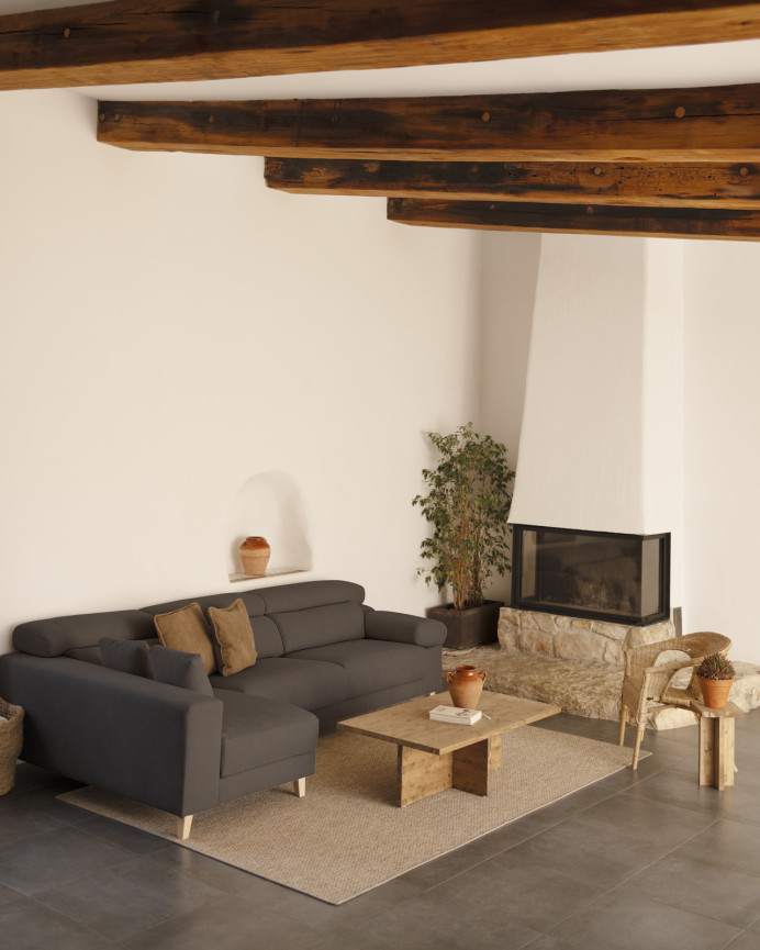 Sofa 4-Sitzer mit linker Chaiselongue in verschiedenen Maßen