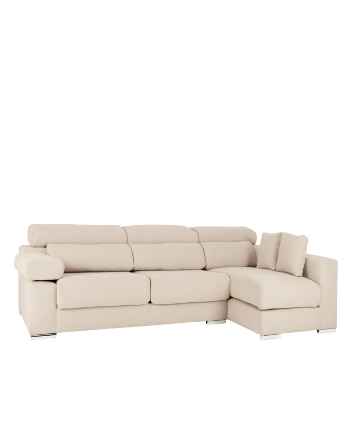 Sofa 4/5-Sitzer mit rechter Chaiselongue in verschiedenen Maßen