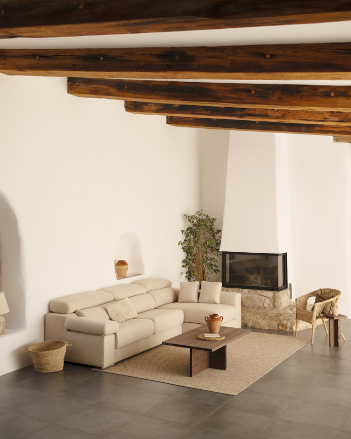 Sofa 4/5-Sitzer mit rechter Chaiselongue in verschiedenen Maßen
