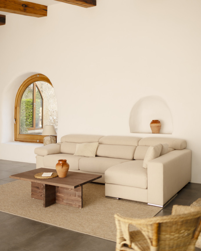 Sofa 4/5-Sitzer mit rechter Chaiselongue in verschiedenen Maßen