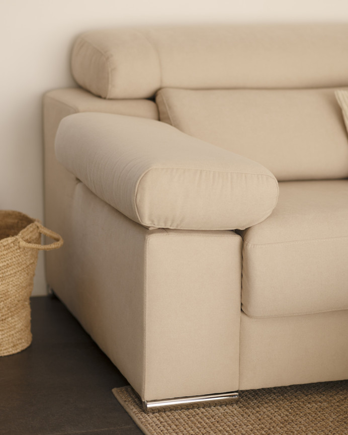 Sofa 4/5-Sitzer mit rechter Chaiselongue in verschiedenen Maßen