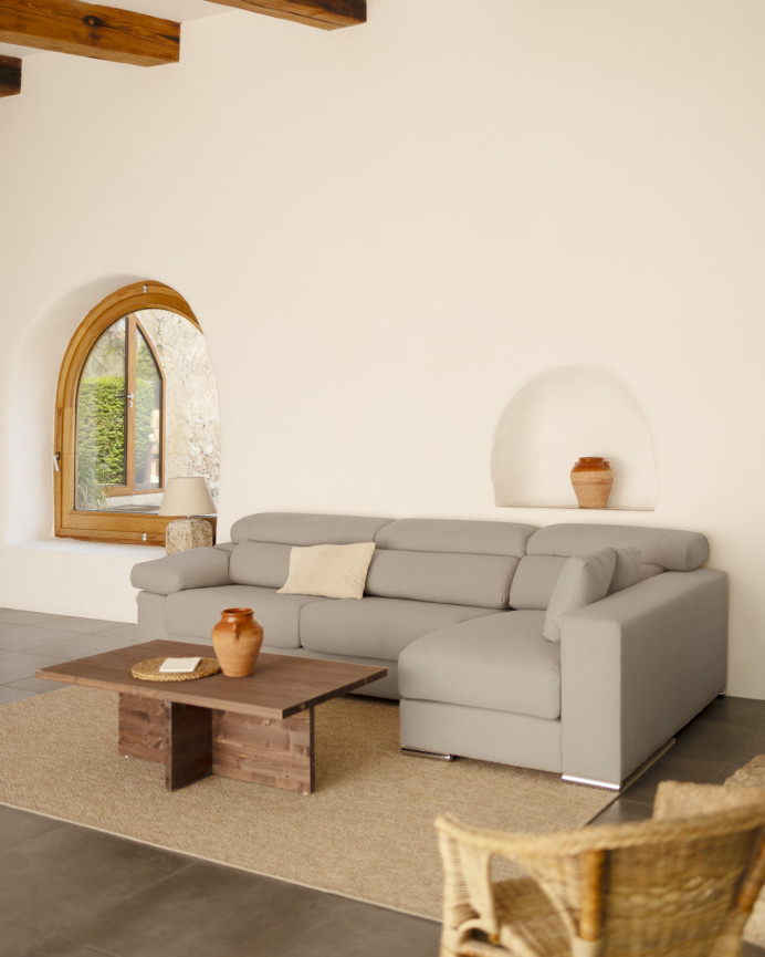 Sofa 4/5-Sitzer mit rechter Chaiselongue in verschiedenen Maßen