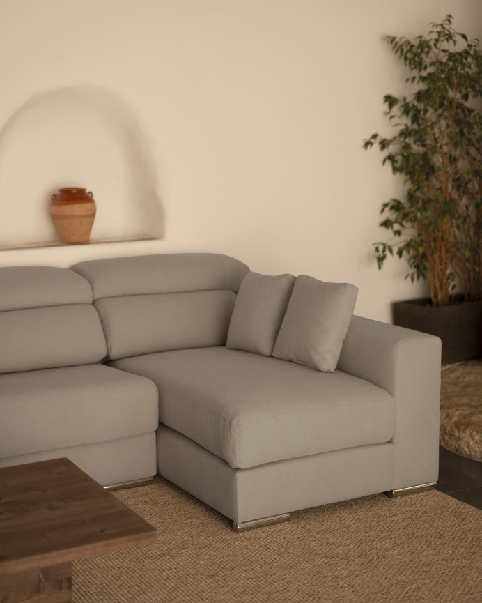 Sofa 4/5-Sitzer mit rechter Chaiselongue in verschiedenen Maßen