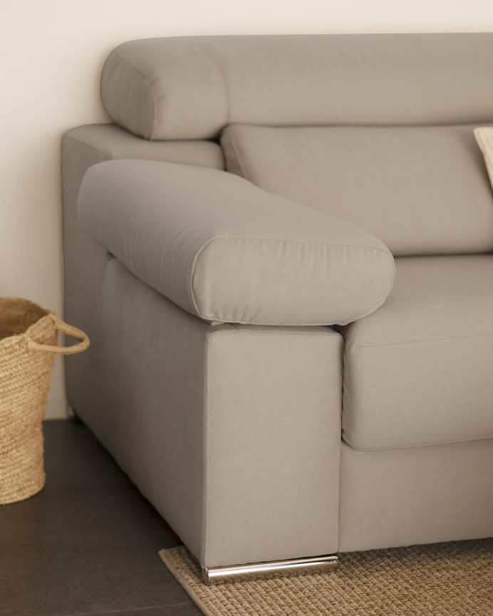 Sofa 4/5-Sitzer mit rechter Chaiselongue in verschiedenen Maßen