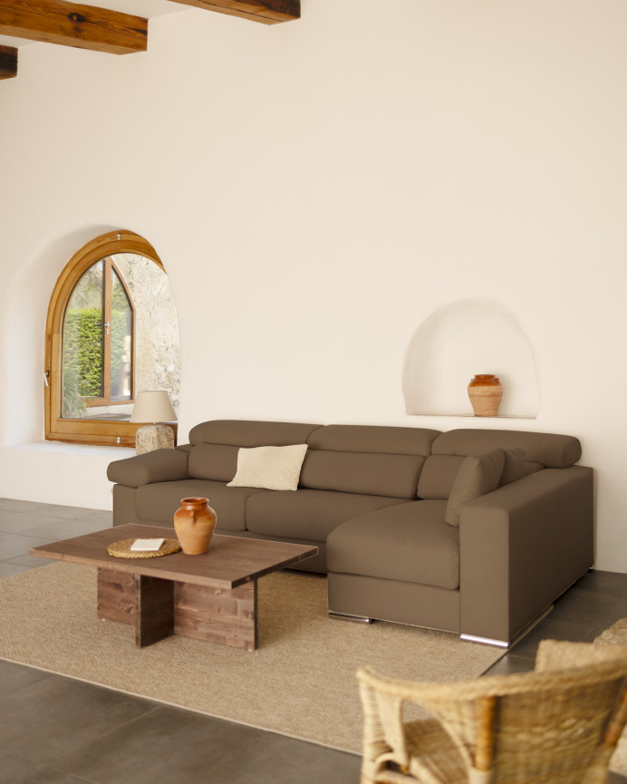 Sofa 4/5-Sitzer mit rechter Chaiselongue in verschiedenen Maßen