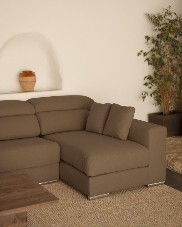 Sofa 4/5-Sitzer mit rechter Chaiselongue in verschiedenen Maßen