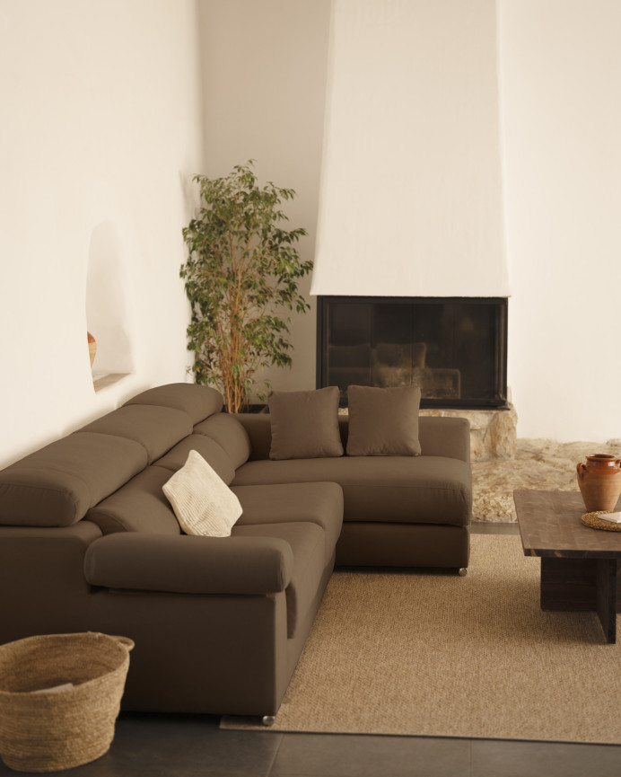 Sofa 4/5-Sitzer mit rechter Chaiselongue in verschiedenen Maßen