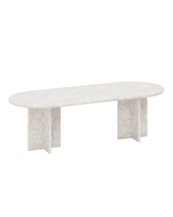 Marmor-Couchtisch 120x50 cm