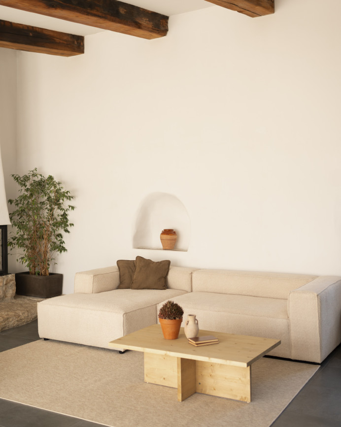 Couchtisch Aus Massivholz, 40x120cm