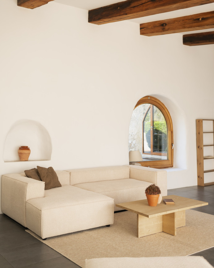 Couchtisch Aus Massivholz, 40x120cm