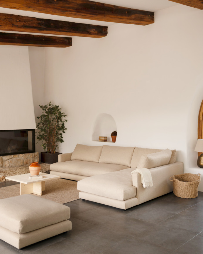 Sofa 3/4-SITZER MIT RECHTER CHAISELONGUE in verschiedenen Maßen