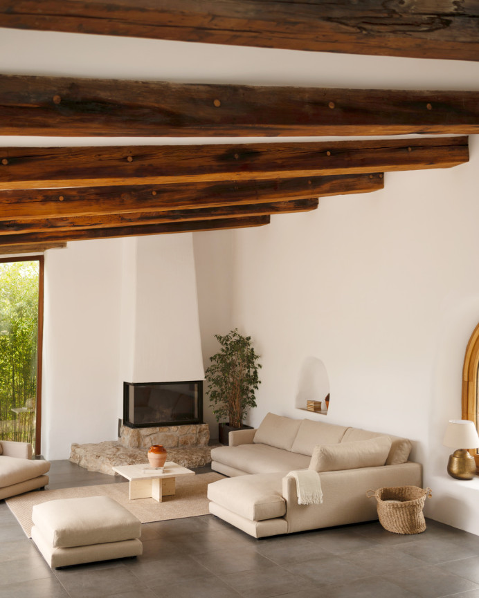 Sofa 3/4-SITZER MIT RECHTER CHAISELONGUE in verschiedenen Maßen
