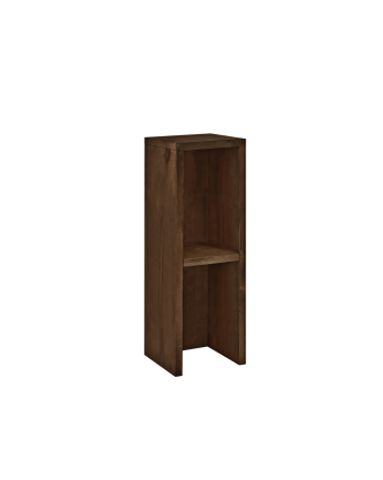 Nachttisch oder Beistelltisch aus massivem Nussbaumholz in den Maßen 60x20cm.