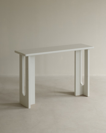 Mikrozement-Konsole in 120x33 cm