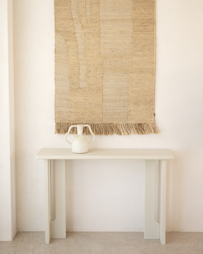 Mikrozement-Konsole in 120x33 cm