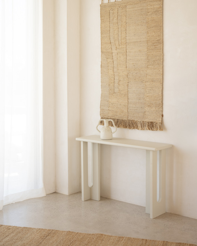 Mikrozement-Konsole in 120x33 cm