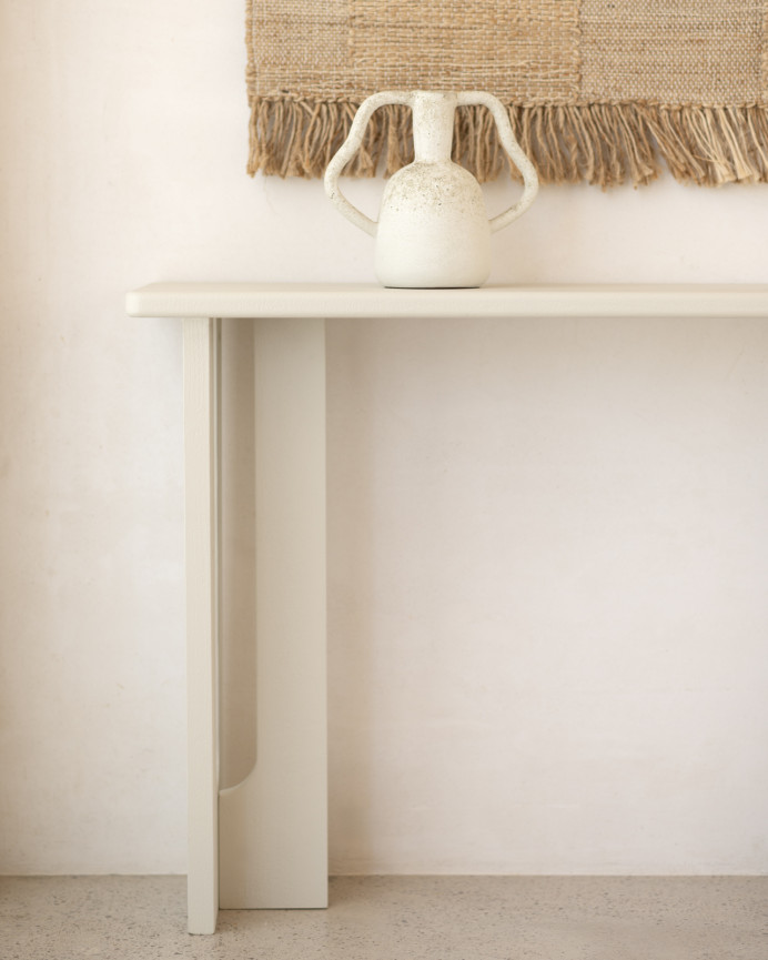 Mikrozement-Konsole in 120x33 cm