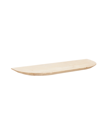 Massivholz-Konsolentisch im Naturton für den Eingangsbereich, 100 cm.