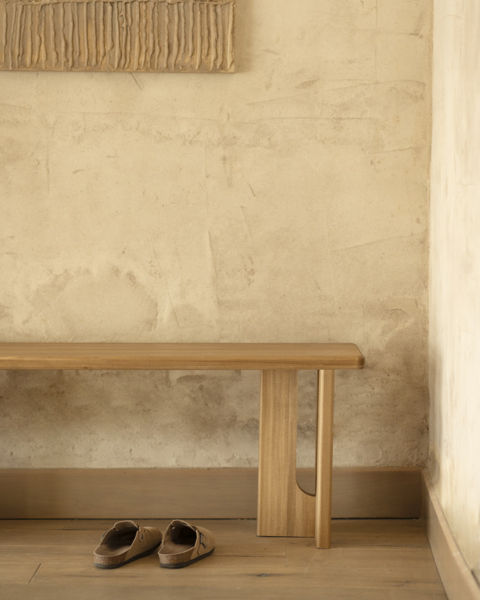 Bank Aus Massivholz, 45x120cm