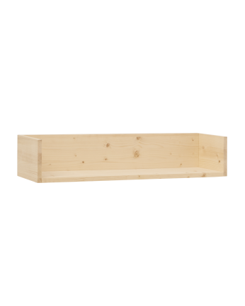Regal aus massiver Holzton-Natur in verschiedenen Größen