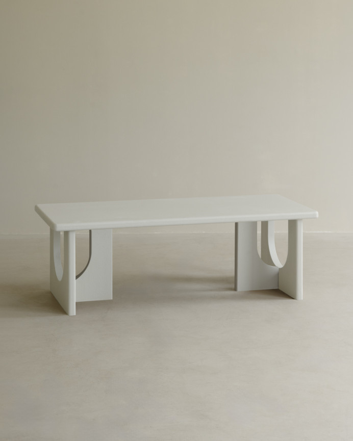 Couchtisch aus mikrozement in 120x50cm