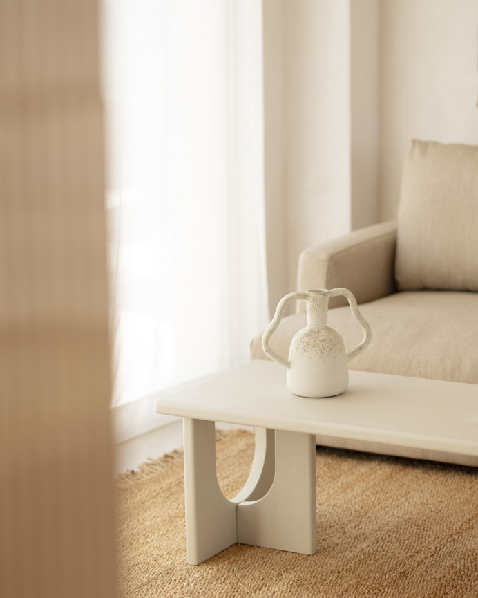 Couchtisch aus mikrozement in 120x50cm