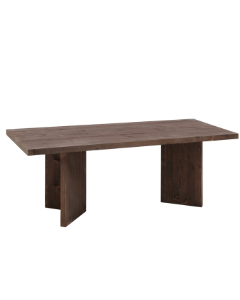 Massiver Walnussholz-Couchtisch in 120x55cm