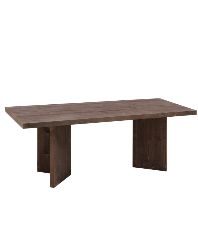 Massiver Walnussholz-Couchtisch in 120x55cm