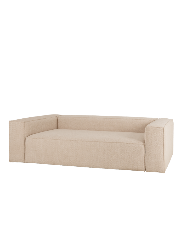 Bouclé-Sofa in Beige in verschiedenen Größen
