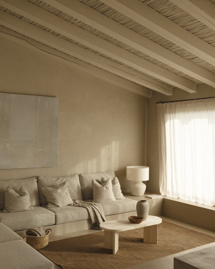 Couchtisch Aus Massivholz, 40x120cm