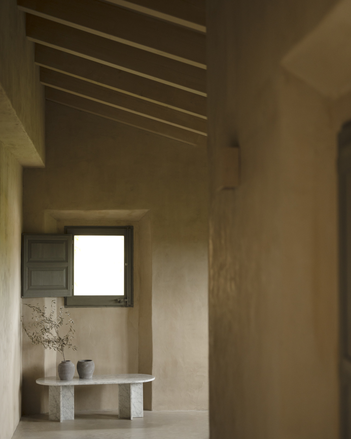 Couchtisch Aus Marmor, 40x120cm