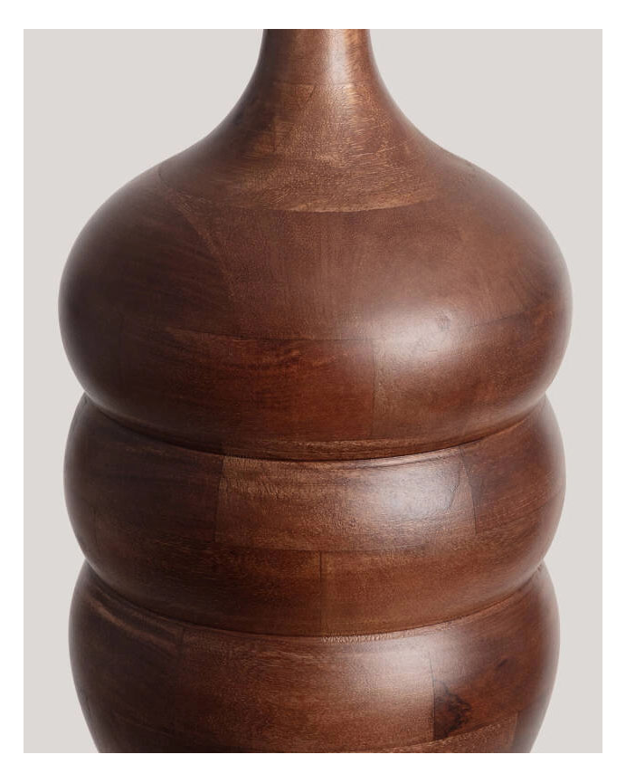Deckenleuchte aus Holz mit Griff braun 128cm
