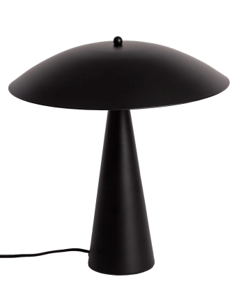 Tischlampe aus Metall Farbe schwarz von 38cm