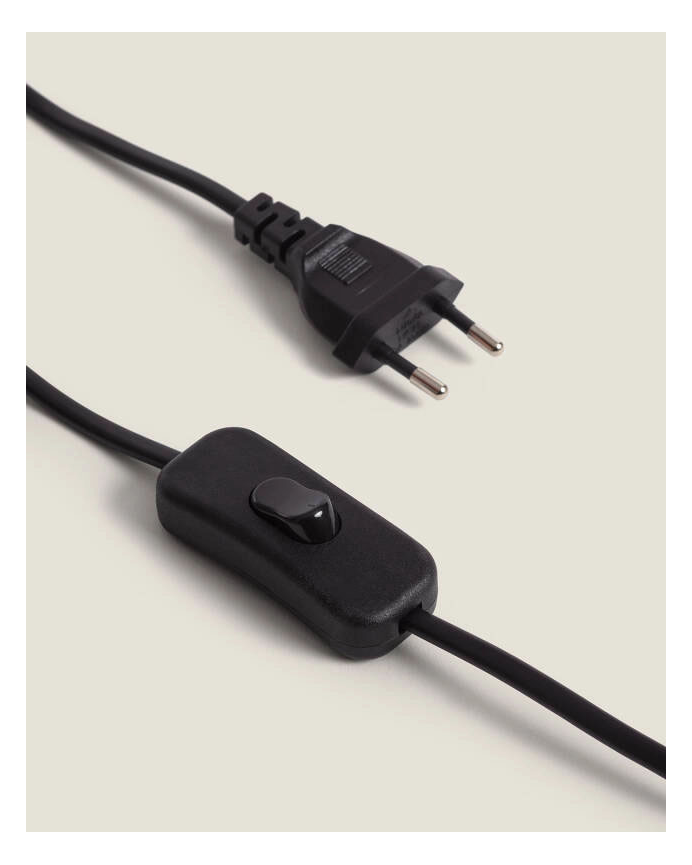 Tischleuchte aus Metall braun 29cm