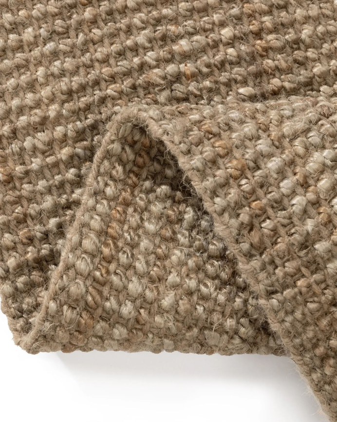 Teppich rechteckig aus Jute braun in verschiedenen Größen