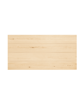 Solid wood headboard in natural tone available in various sizes