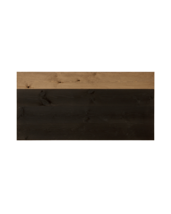 Solid wood headboard in various sizes with a distressed finish.